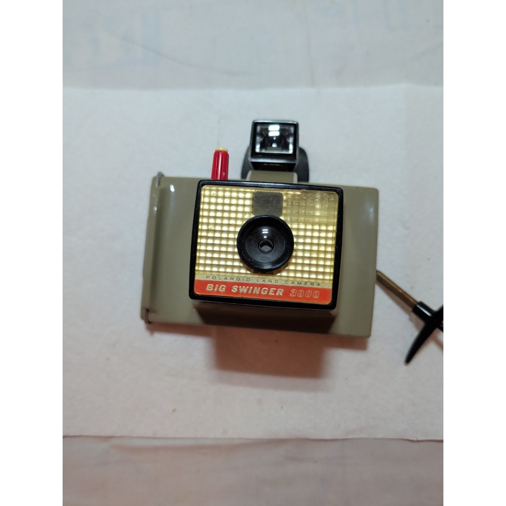 1960s Polaroid Big Swinger Model 3000 Instant Camera Grey Body Untested
